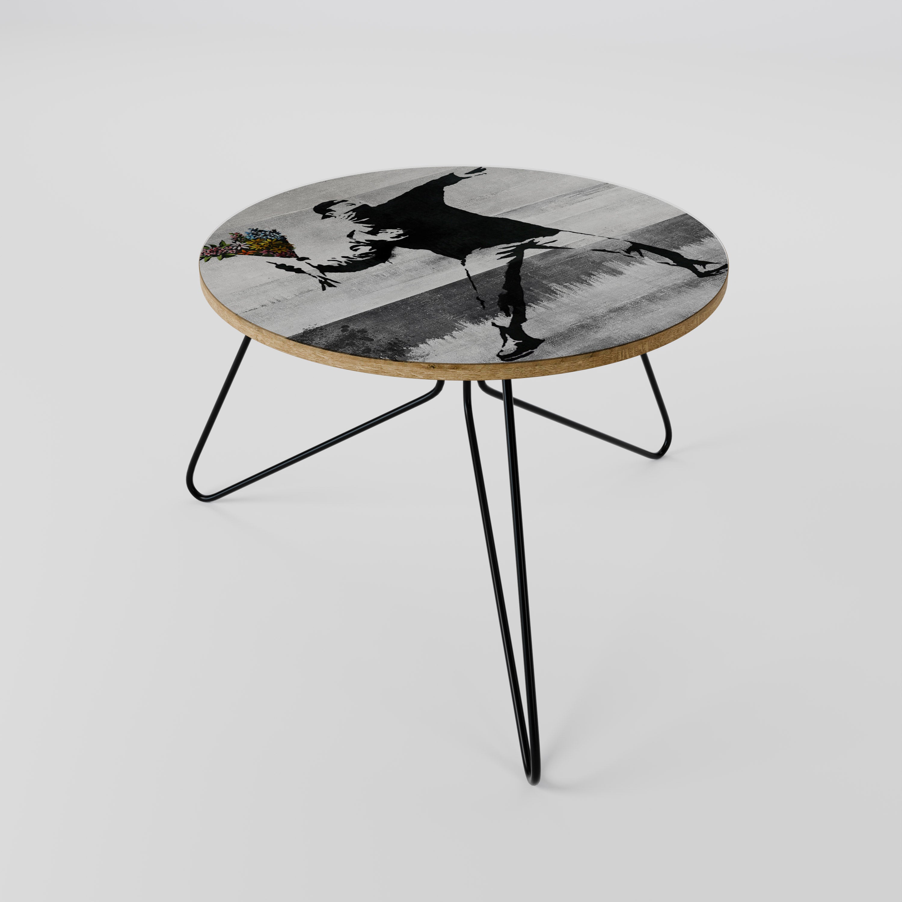 FLOWER BOMBER (BANKSY) Coffee Table 60