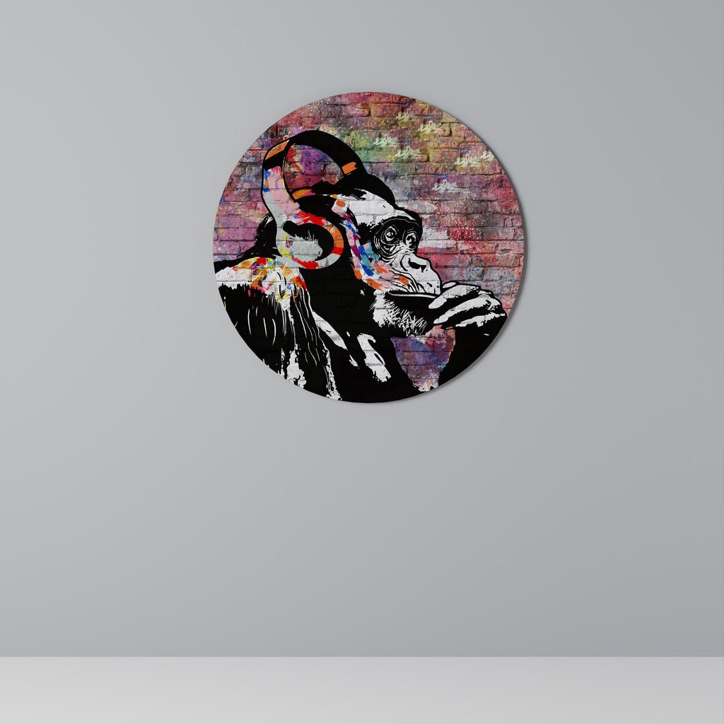 Arte de pared redondo APISH LISTENER