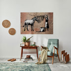 TIDY ZEBRA Póster Horizontal Adhesivo