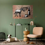 TIDY ZEBRA Póster Horizontal Adhesivo