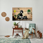 VIRTUAL RETRO REVIVAL Póster Horizontal Adhesivo