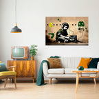 VIRTUAL RETRO REVIVAL Póster Horizontal Adhesivo