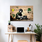 VIRTUAL RETRO REVIVAL Póster Horizontal Adhesivo