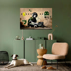 VIRTUAL RETRO REVIVAL Póster Horizontal Adhesivo