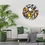 URBAN CANVAS Round Wall Art