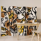 URBAN CANVAS 6-Panel Room Divider