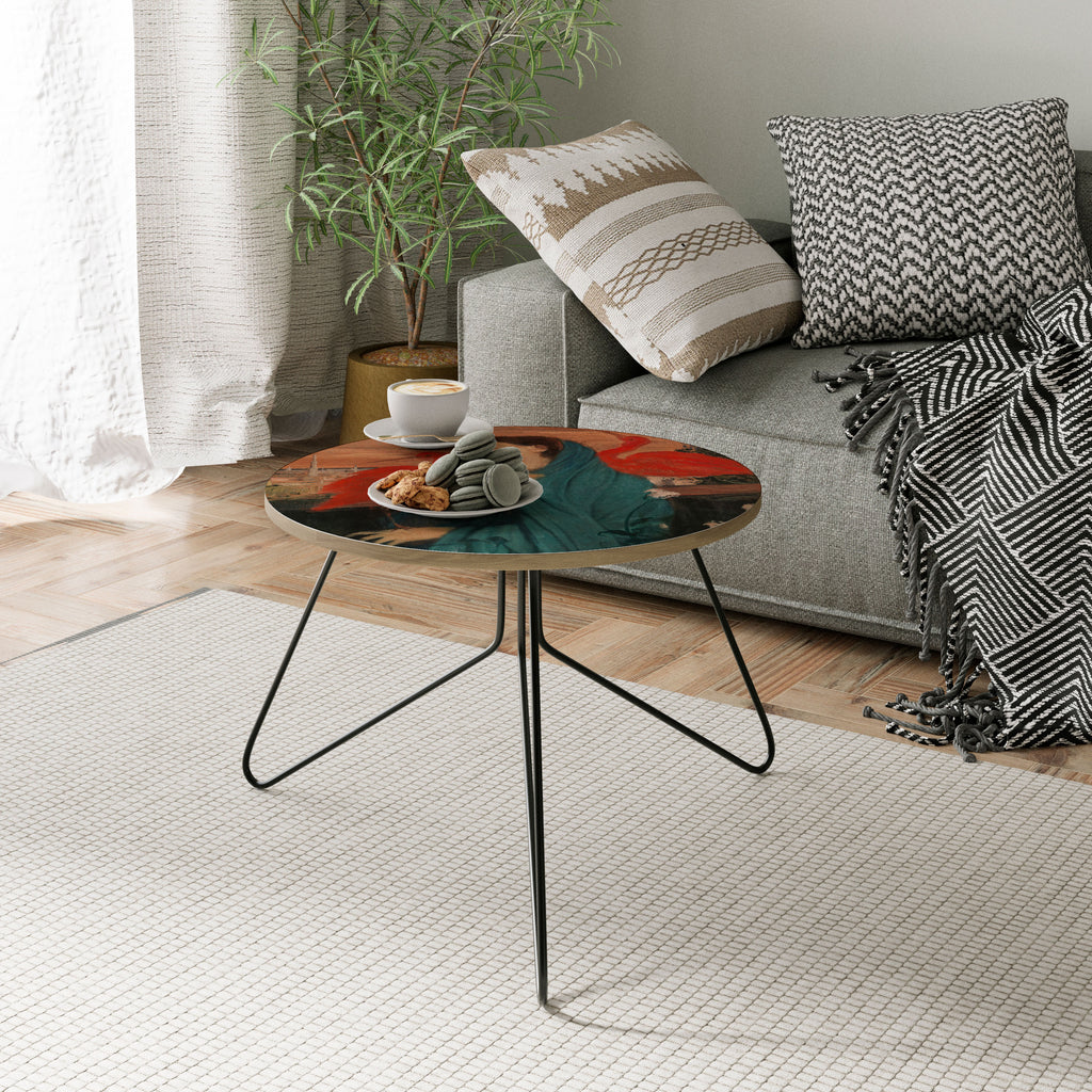 YOUNG WOMAN WITH IBIS Coffee Table 60