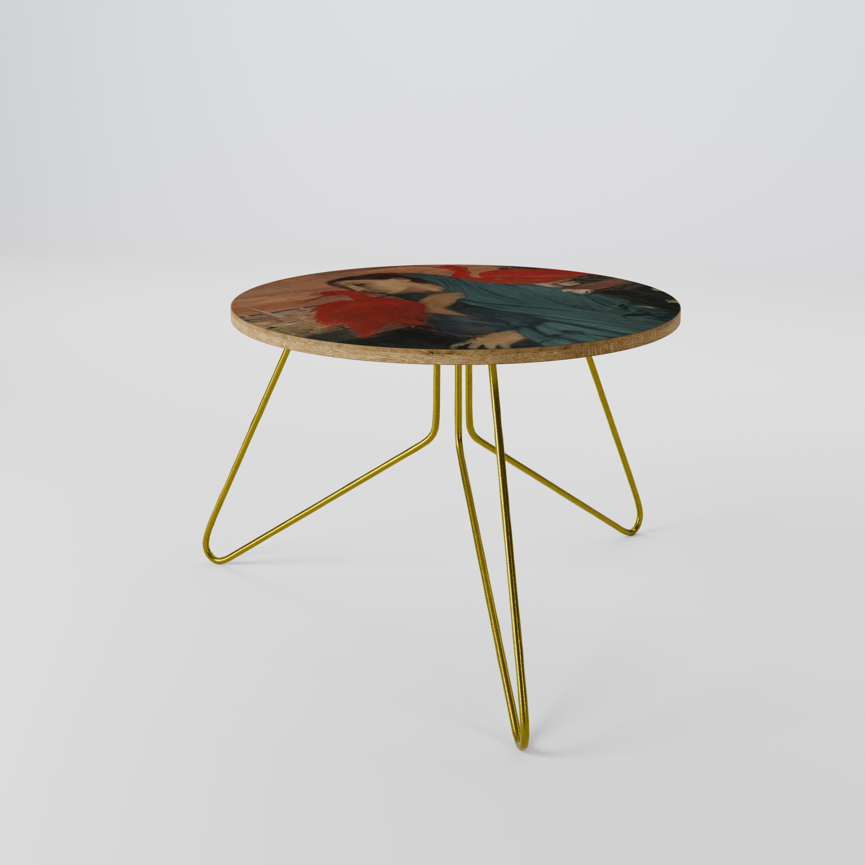 YOUNG WOMAN WITH IBIS Coffee Table