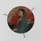 MUJER JOVEN CON Mesa de centro IBIS 60