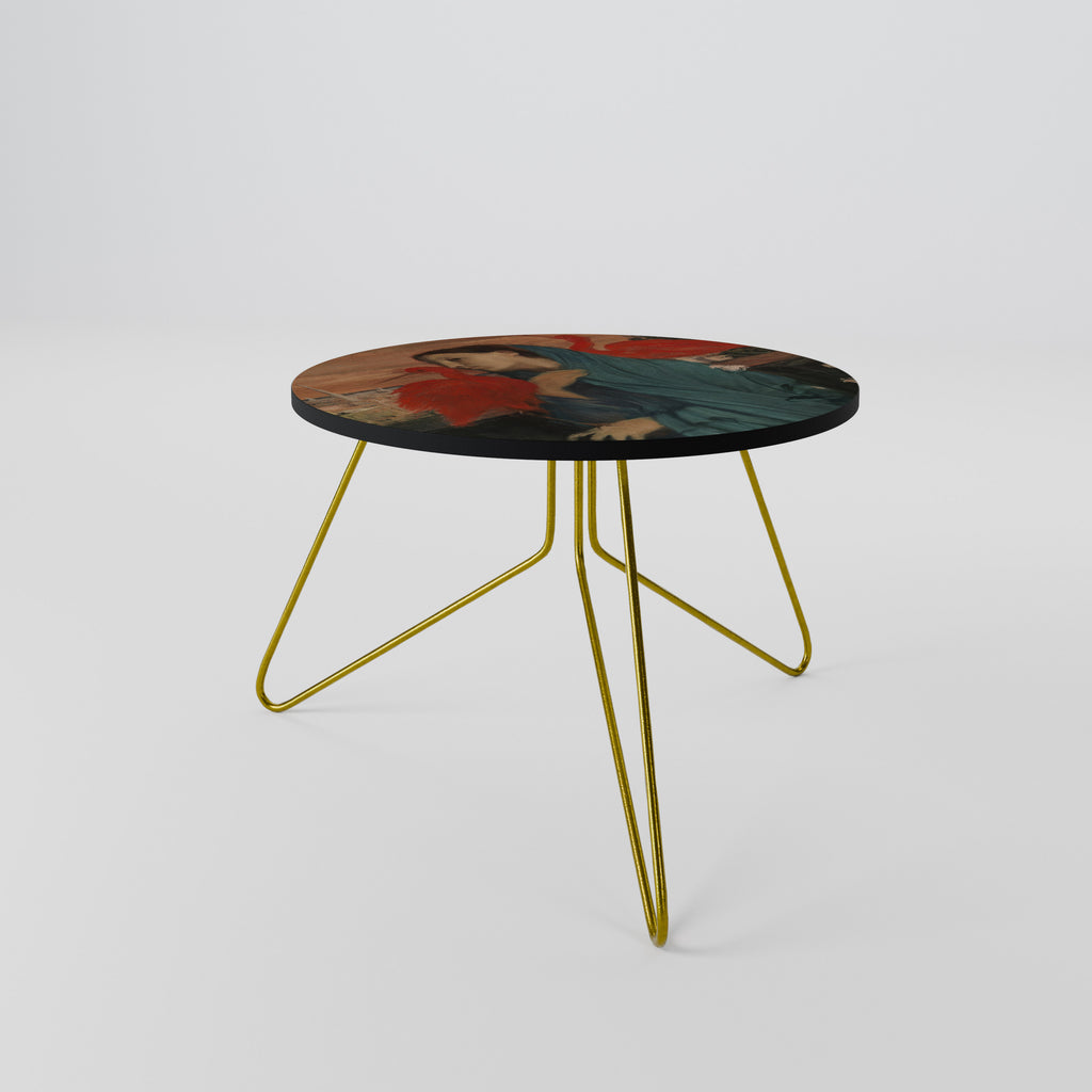 YOUNG WOMAN WITH IBIS Coffee Table 60