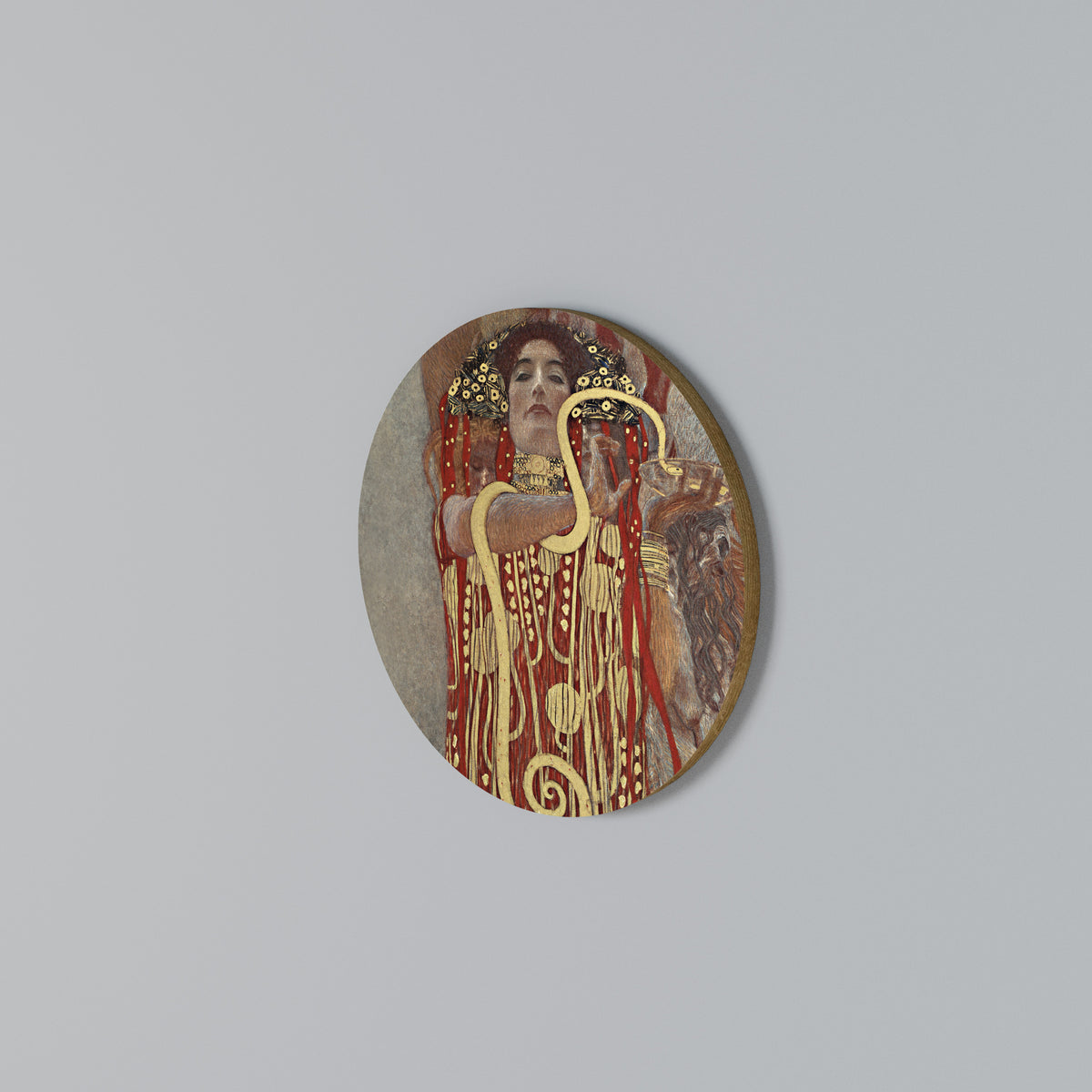 HYGIEIA BY KLIMT Arte de pared redondo