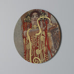 HYGIEIA BY KLIMT Round Wall Art