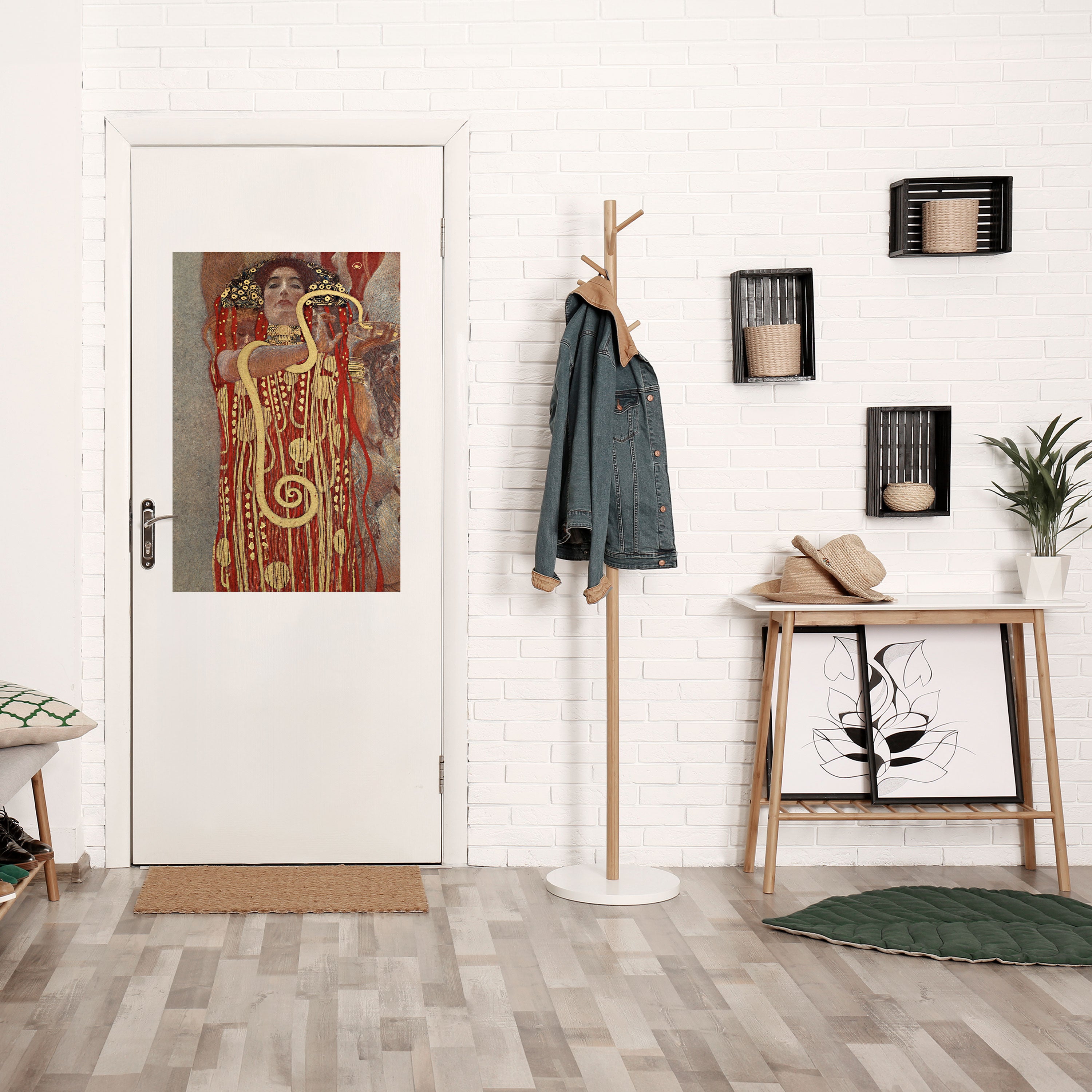 Póster vertical autoadhesivo HYGIEIA BY KLIMT