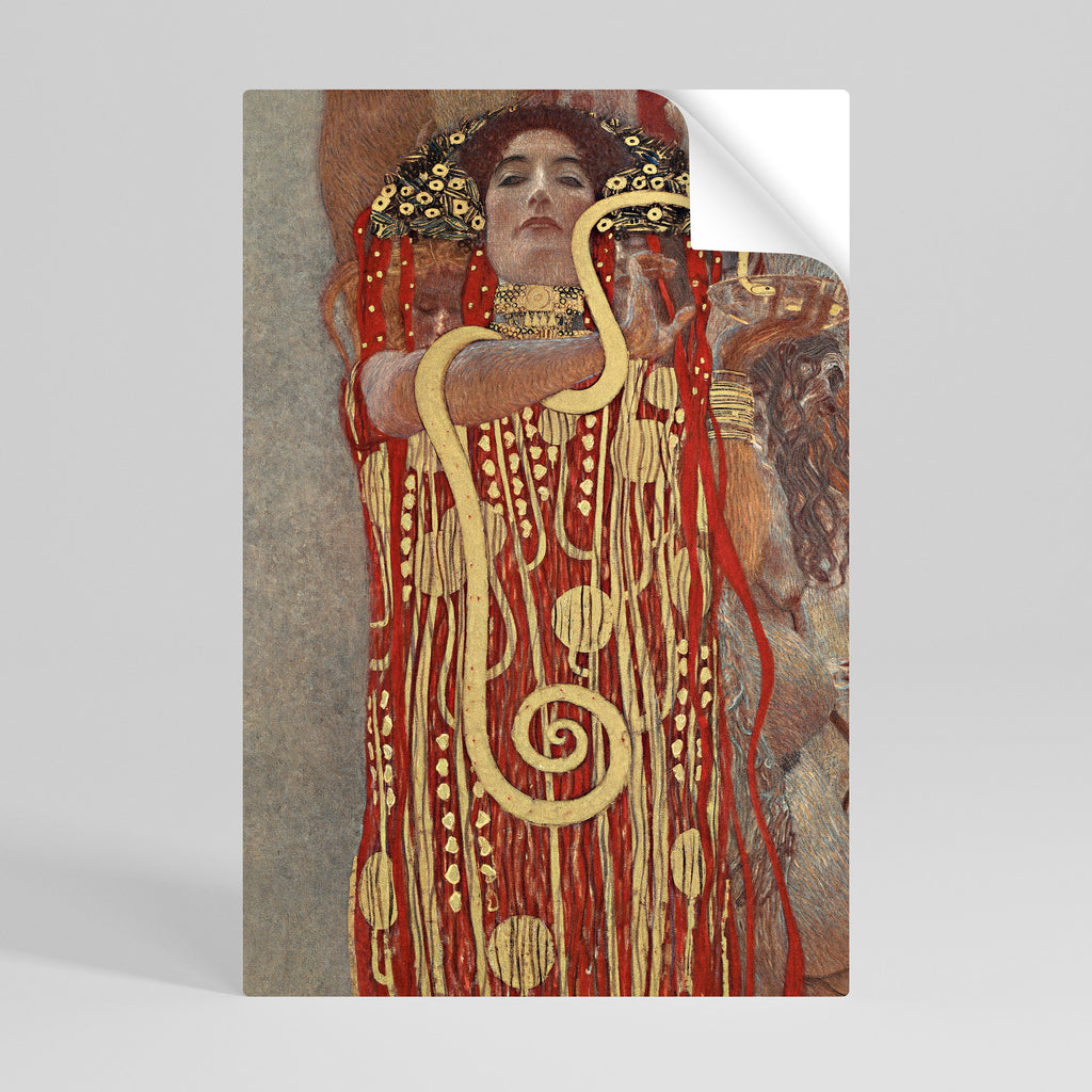 Póster vertical autoadhesivo HYGIEIA BY KLIMT