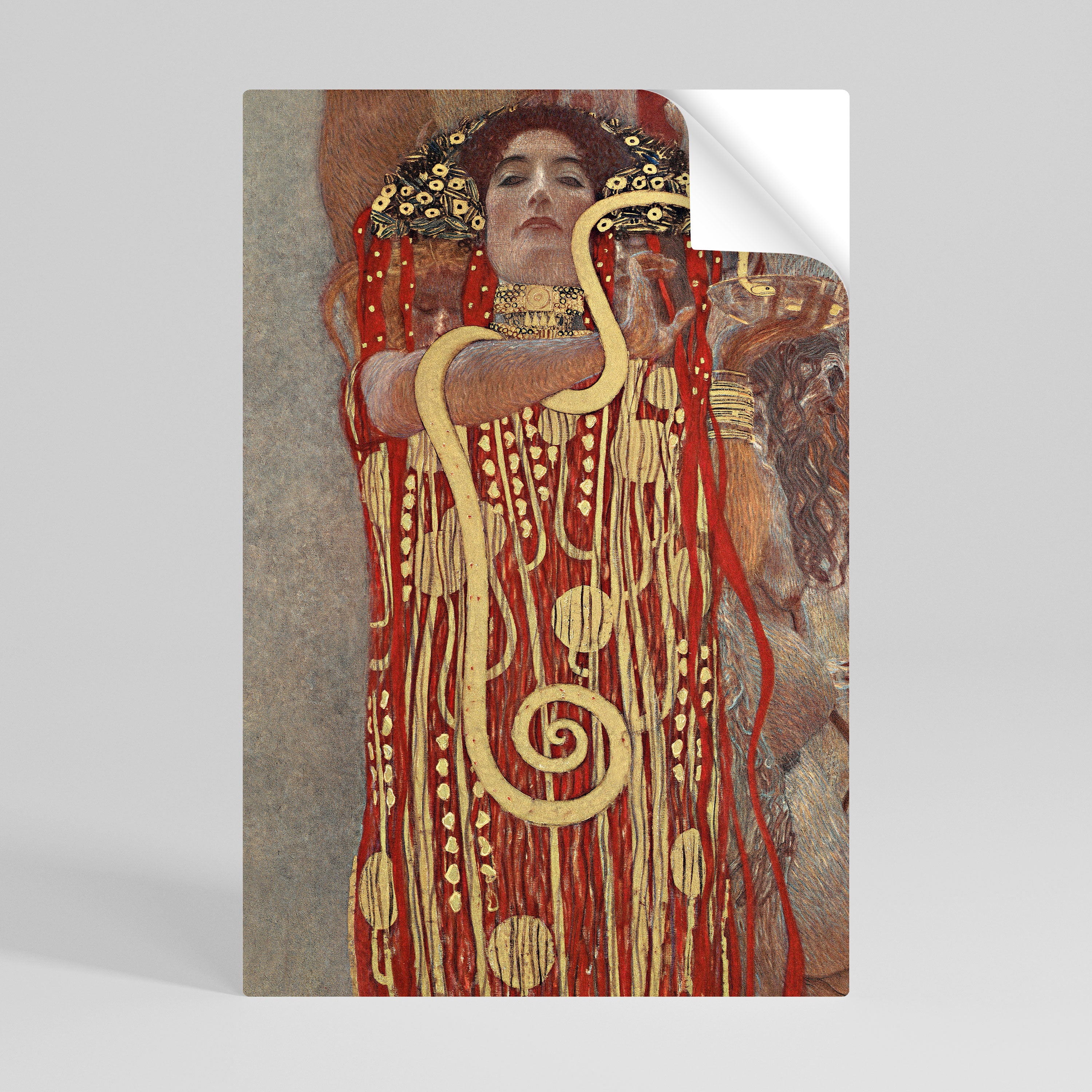 Póster vertical autoadhesivo HYGIEIA BY KLIMT