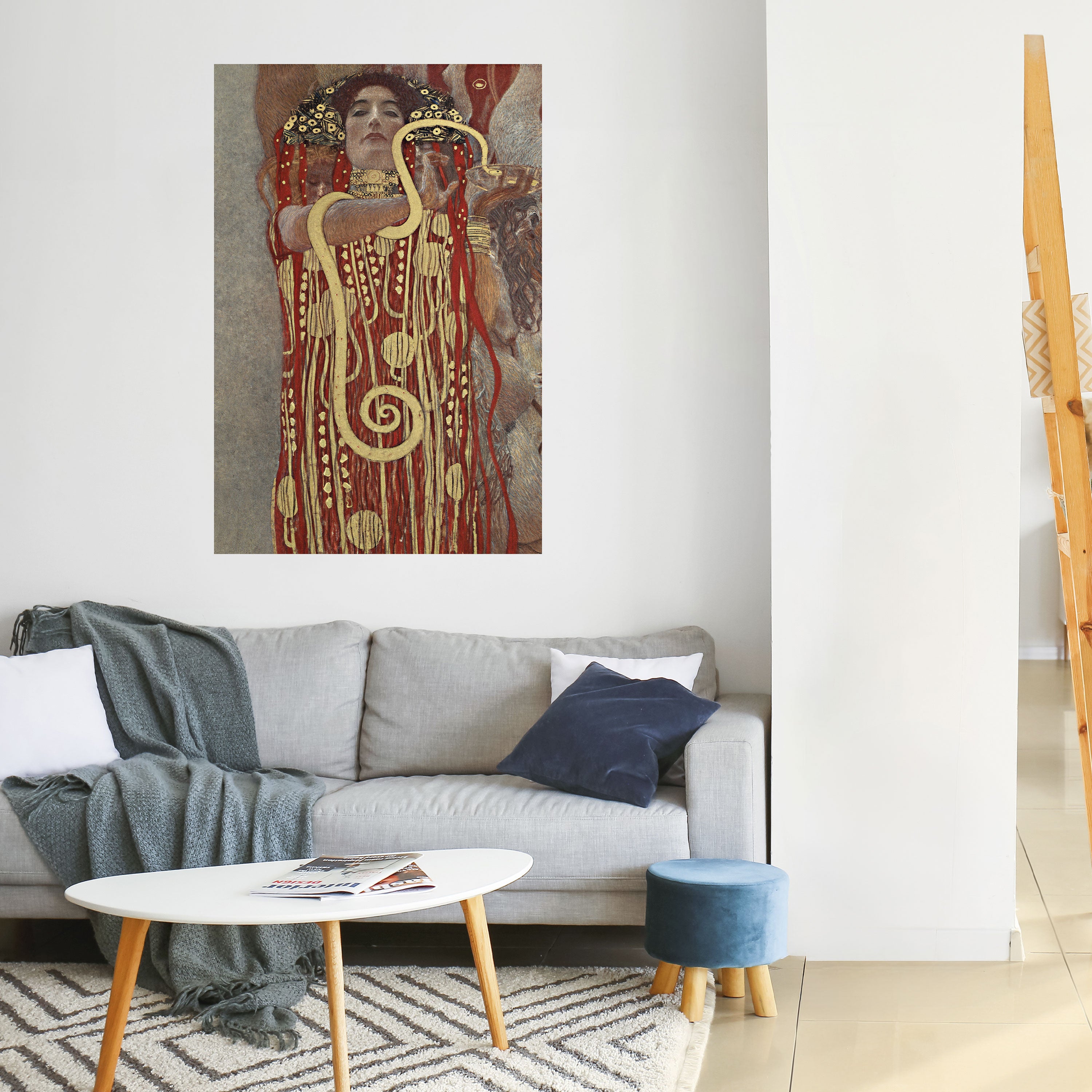 Póster vertical autoadhesivo HYGIEIA BY KLIMT