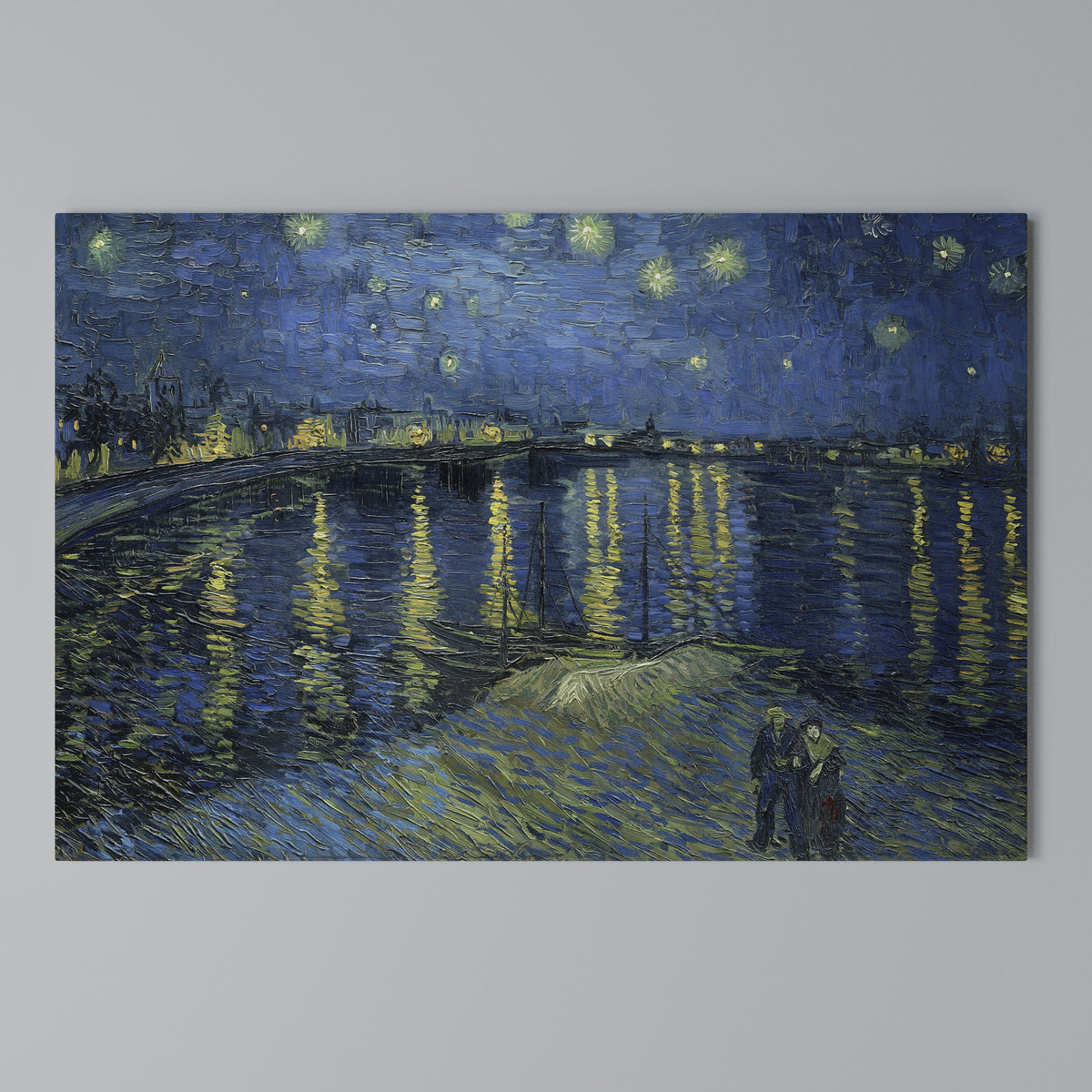 STARRY NIGHT OVER THE RHONE Cuadro en lienzo horizontal
