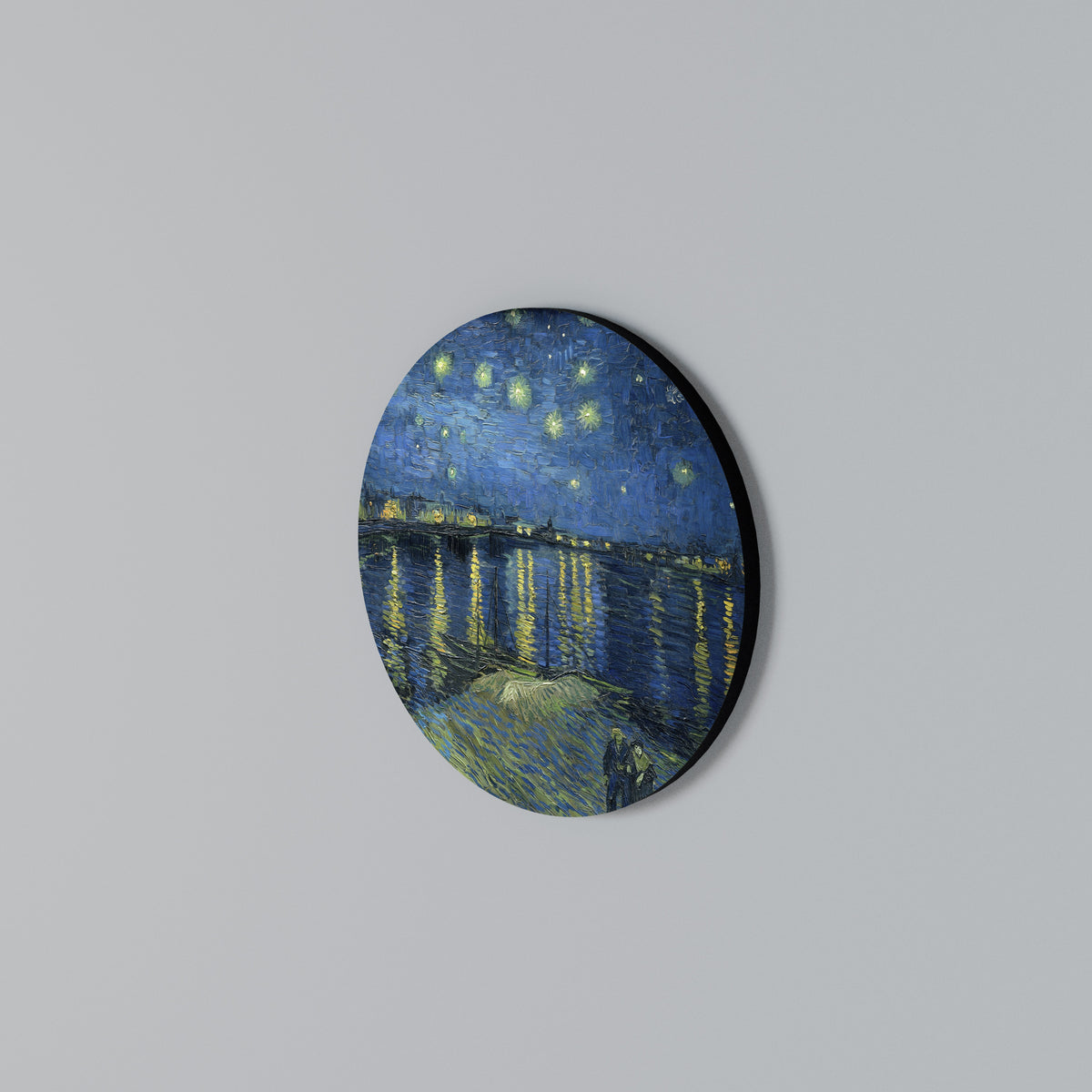 STARRY NIGHT OVER THE RHONE Arte de pared redondo