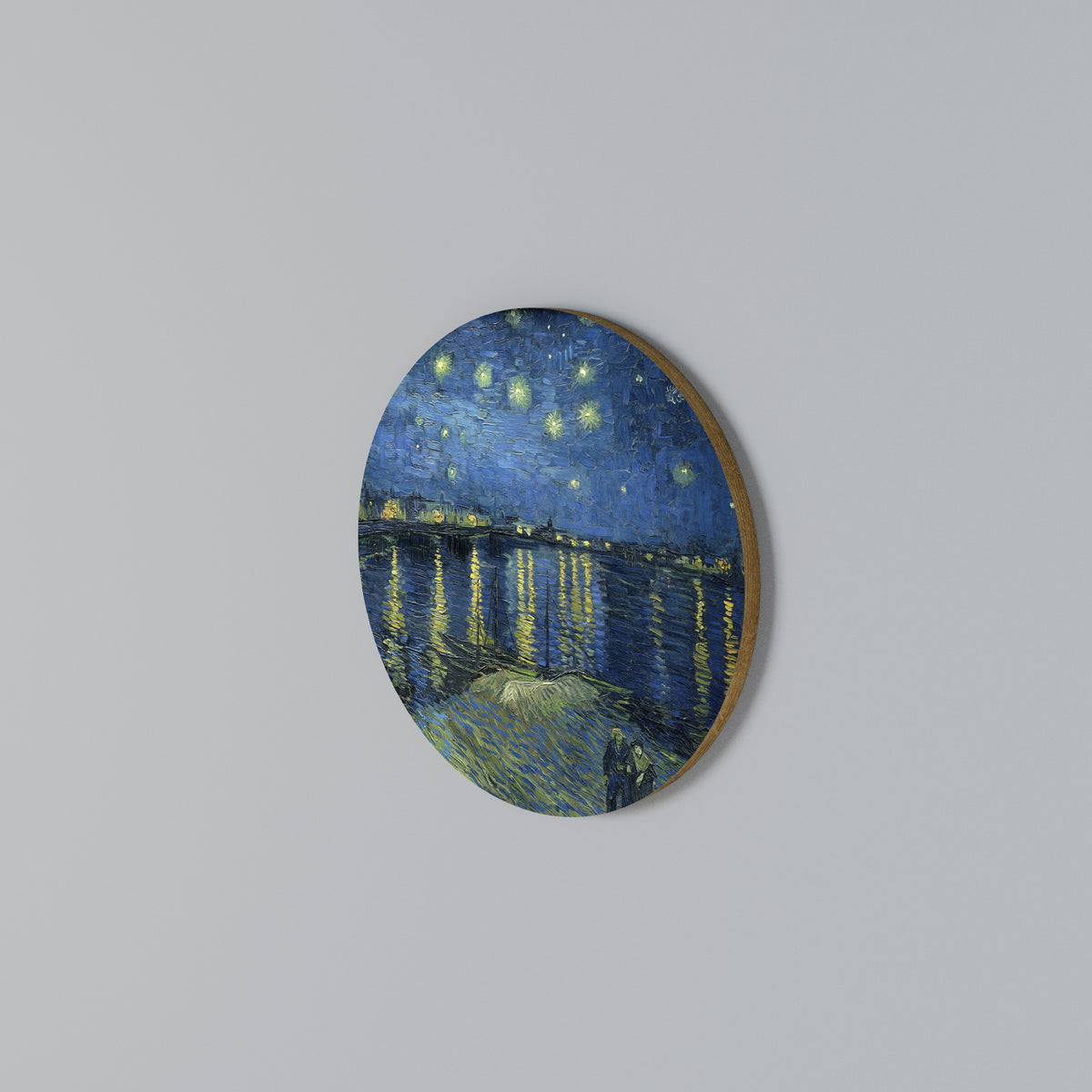 STARRY NIGHT OVER THE RHONE Arte de pared redondo