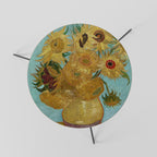 VASE WITH TWELVE SUNFLOWERS Mesa de Centro Ø60