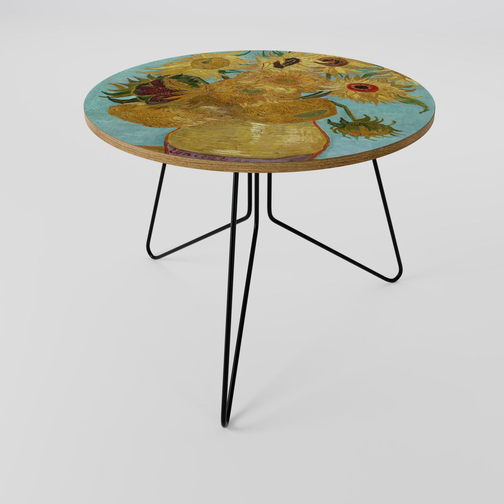 VASE WITH TWELVE SUNFLOWERS Coffee Table