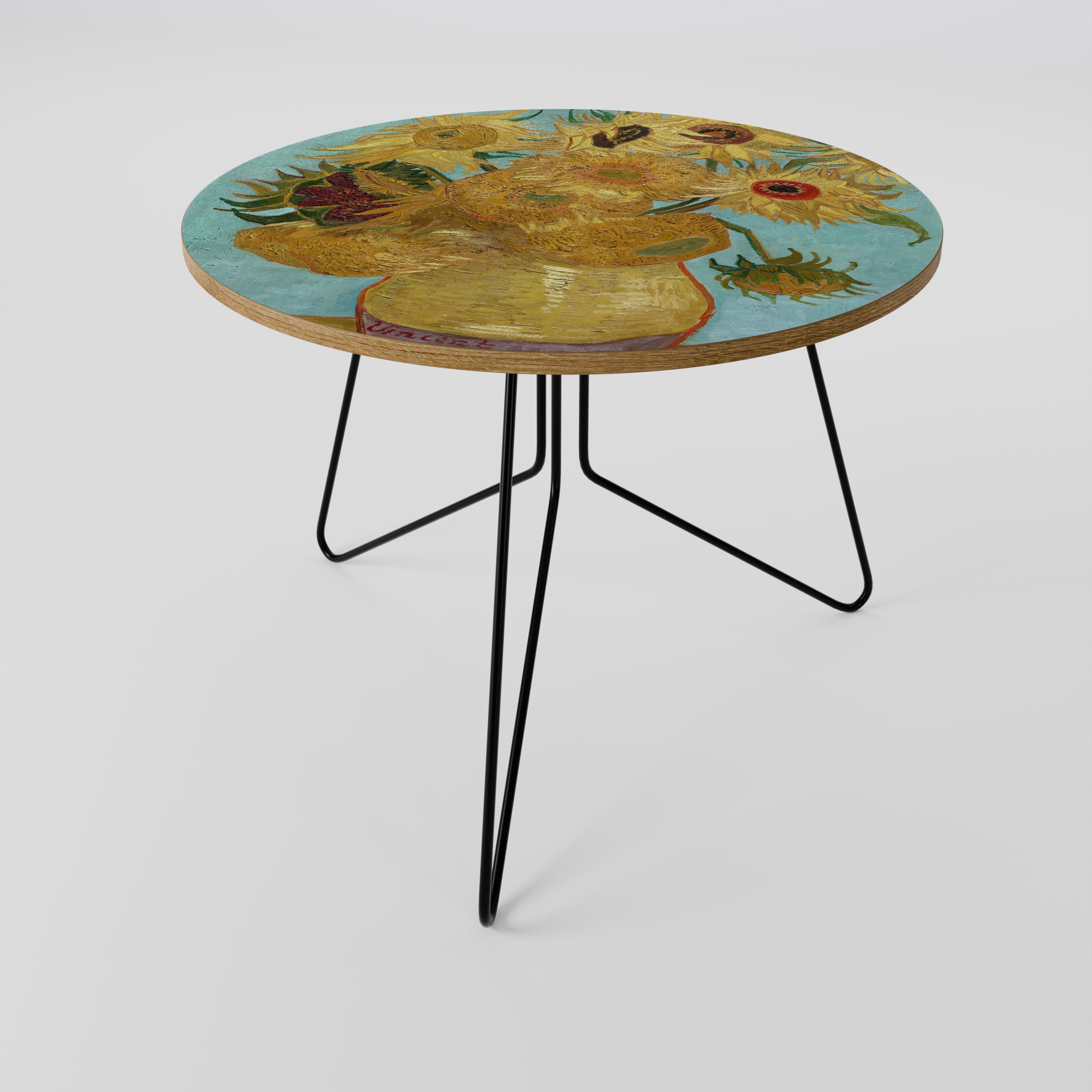 VASE WITH TWELVE SUNFLOWERS Coffee Table