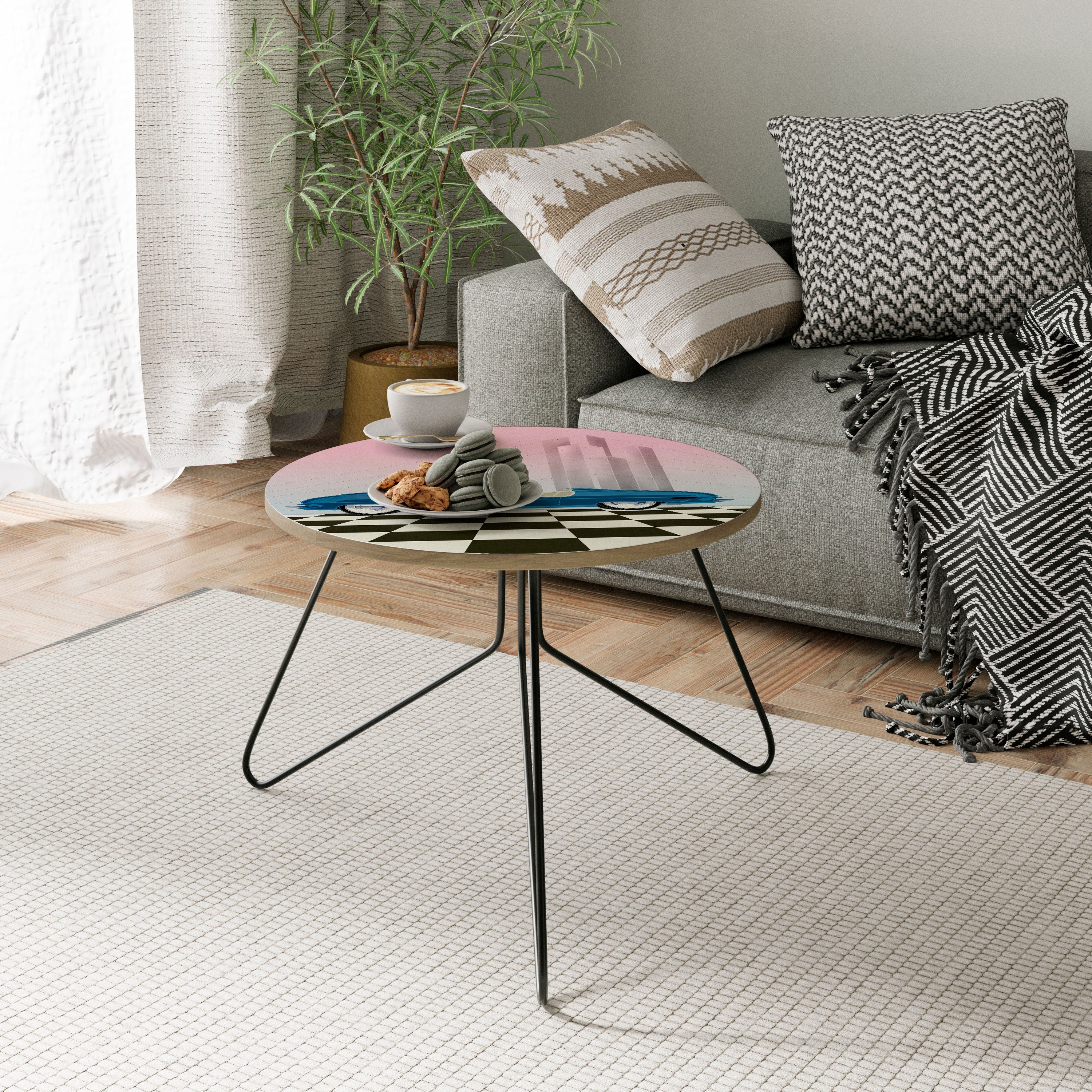 BLUE ROADSTER Coffee Table 60