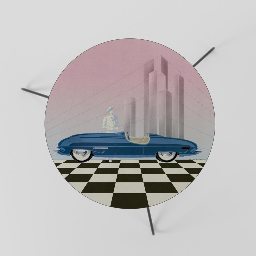 BLUE ROADSTER Coffee Table 60