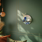 THE GREAT WAVE Estante Redondo Decorativo en Acabado Negro