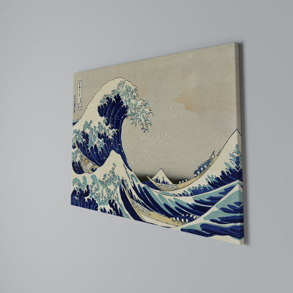 THE GREAT WAVE Cuadro en lienzo horizontal