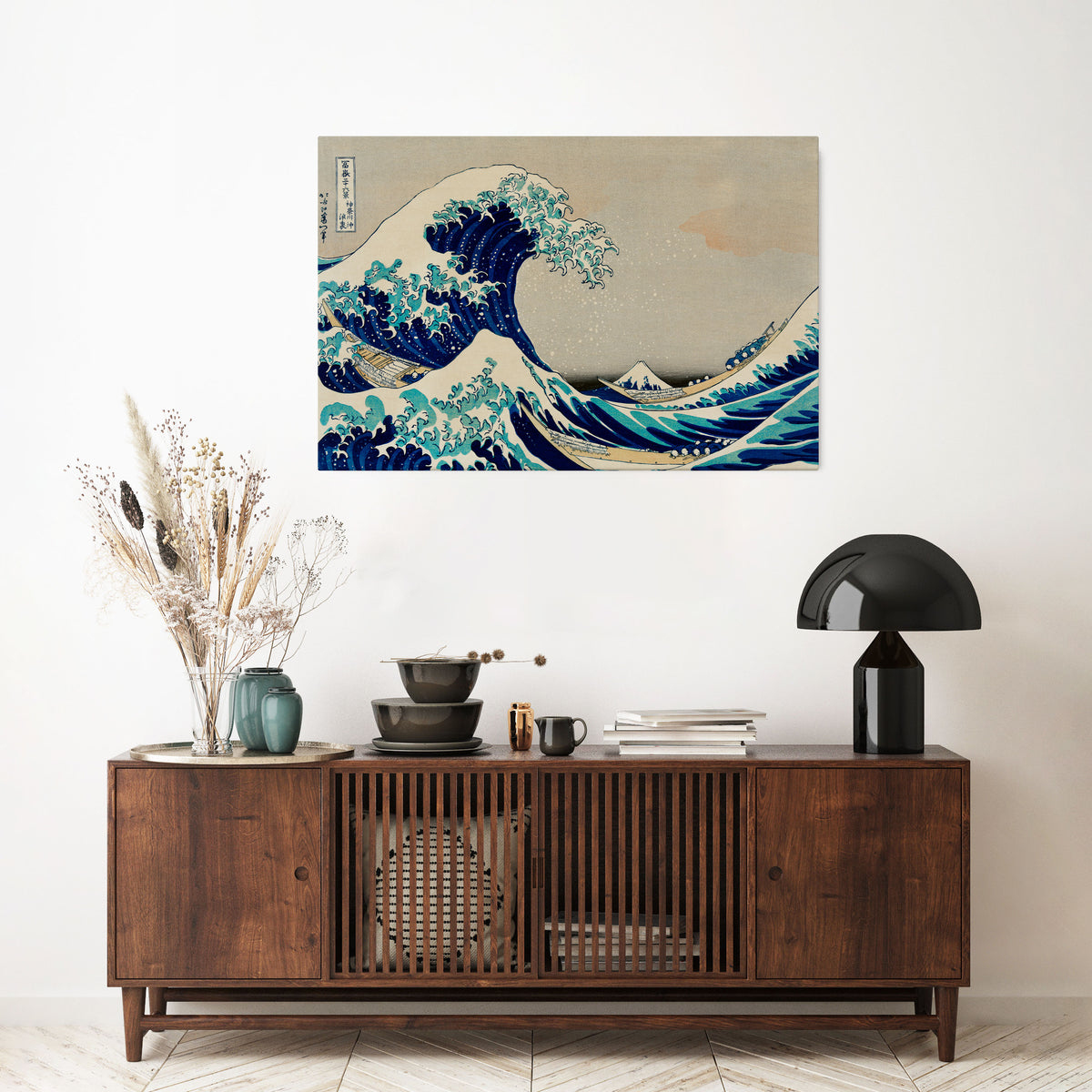 THE GREAT WAVE Cuadro en lienzo horizontal