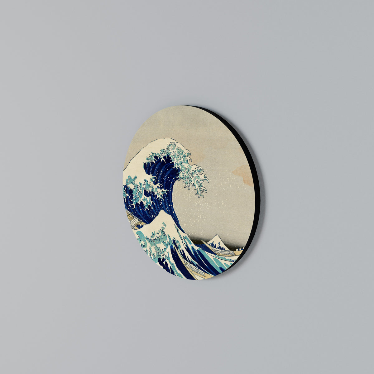 THE GREAT WAVE Arte de pared redondo