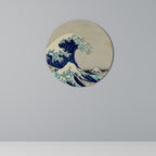 THE GREAT WAVE Round Wall Art