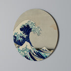 THE GREAT WAVE Round Wall Art