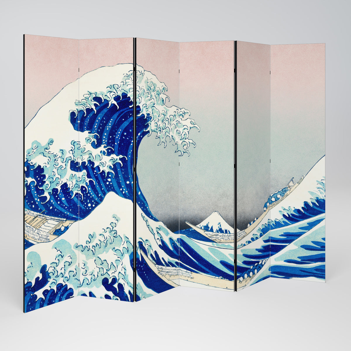 THE GREAT WAVE Biombo de 6 paneles