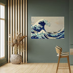 THE GREAT WAVE Póster Horizontal Adhesivo