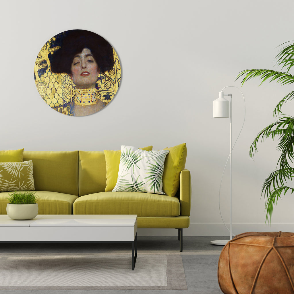 JUDITH SIN HOLOFERNES Arte de pared redondo