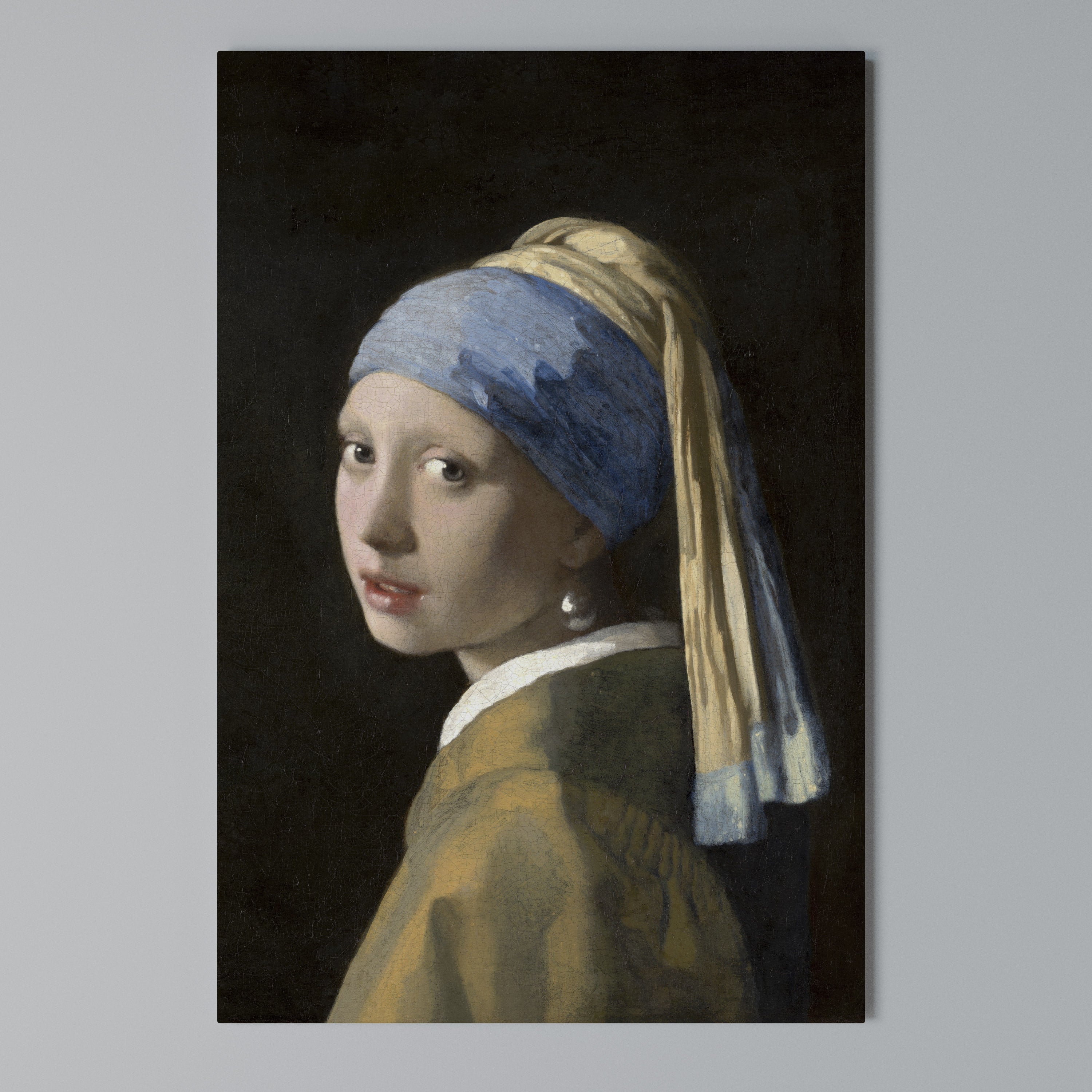 GIRL WITH A PEARL EARING Cuadro en lienzo vertical
