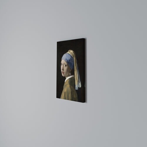 GIRL WITH A PEARL EARING Cuadro en lienzo vertical