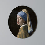 GIRL WITH A PEARL EARING Round Wall Art