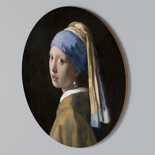 GIRL WITH A PEARL EARING Arte de pared redondo