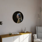 GIRL WITH A PEARL EARING Round Wall Art
