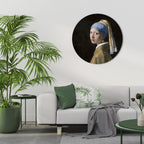 GIRL WITH A PEARL EARING Round Wall Art