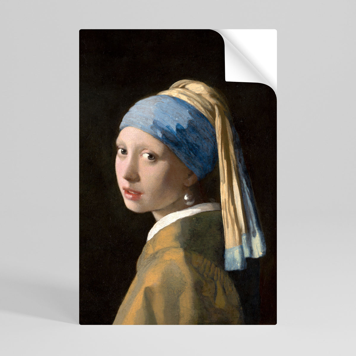 Póster vertical autoadhesivo "La chica de la perla"