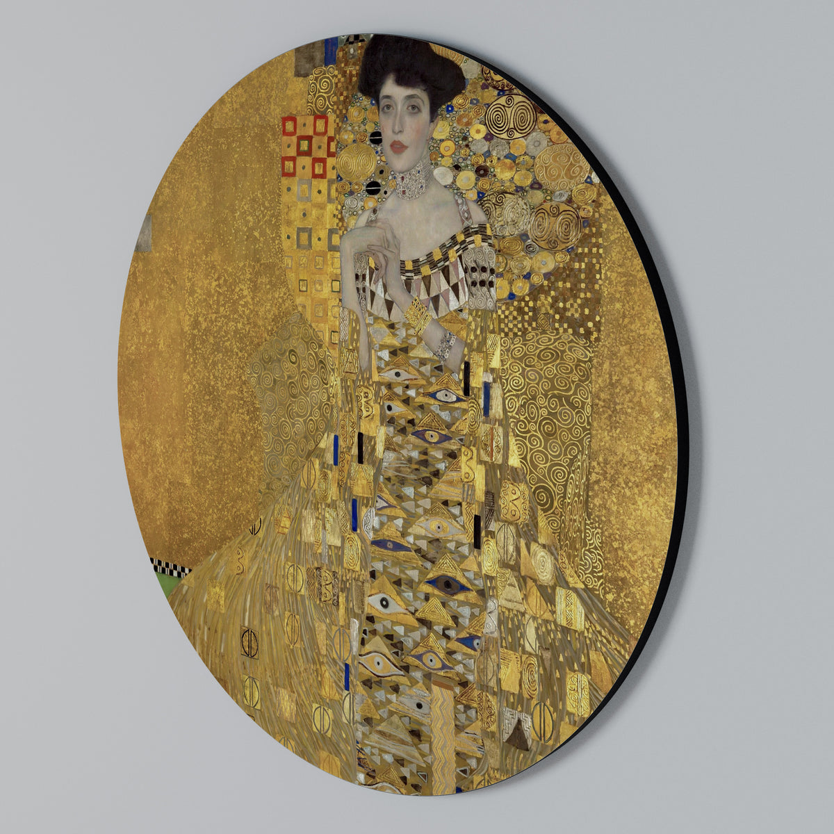 PORTRAIT OF ADELE Arte de pared redondo