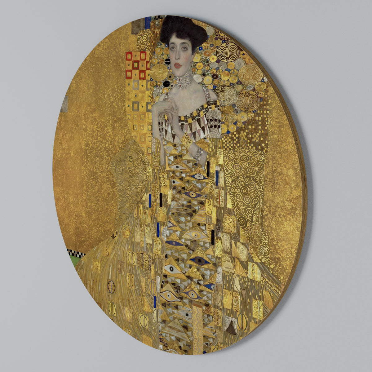 PORTRAIT OF ADELE Arte de pared redondo
