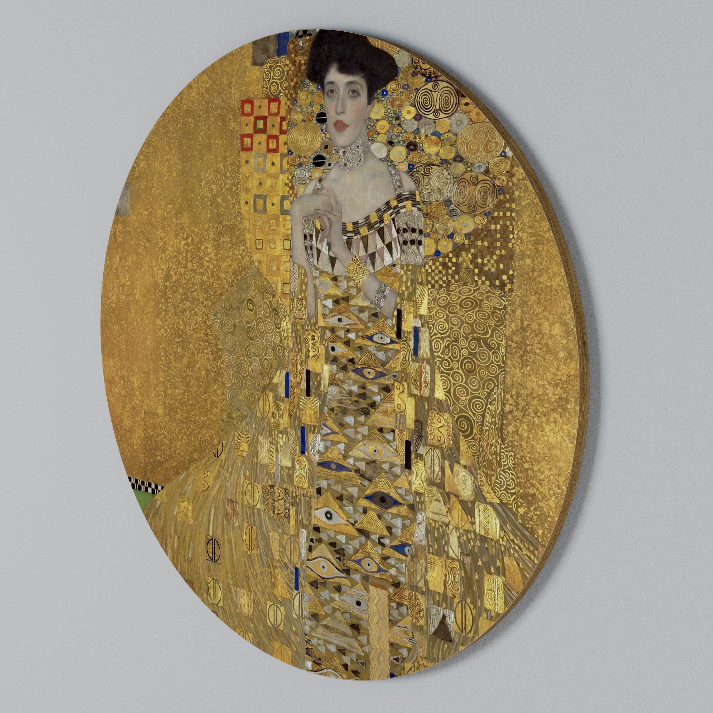 PORTRAIT OF ADELE Arte de pared redondo