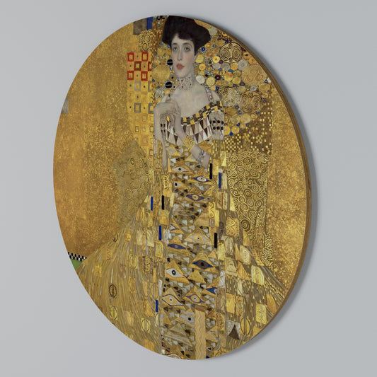 PORTRAIT OF ADELE Round Wall Art