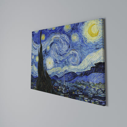 STARRY NIGHT Cuadro en lienzo horizontal