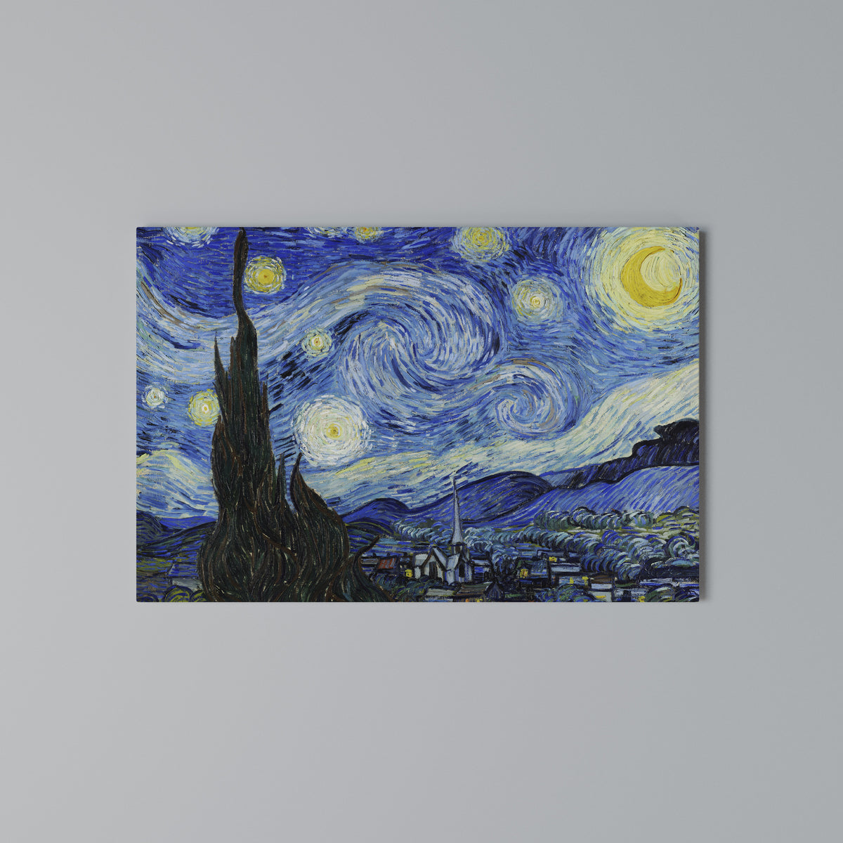 STARRY NIGHT Cuadro en lienzo horizontal
